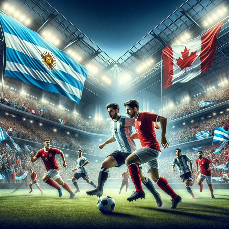 Link xem trực tiếp Argentina vs Canada